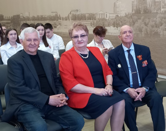Участники открытия иммерсивной экскурсии-спектакля «Степная трава пахнет порохом»